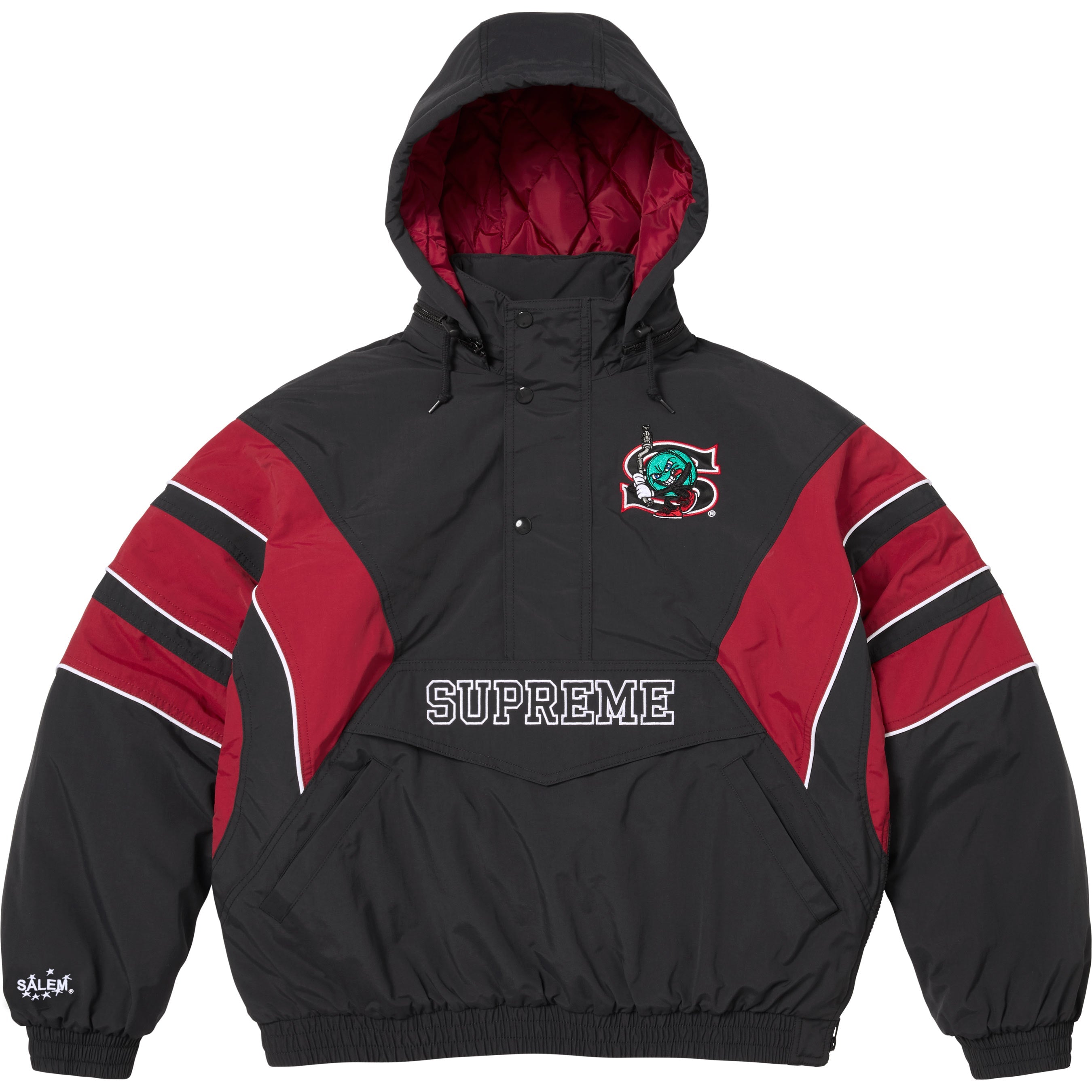 Supreme/SALEM Half Zip Stadium Jacket view 7